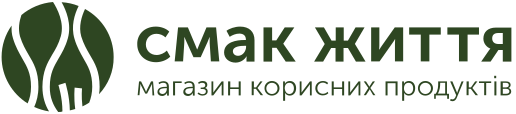 Логотип магазину Смак Життя — магазин корисних продуктів
