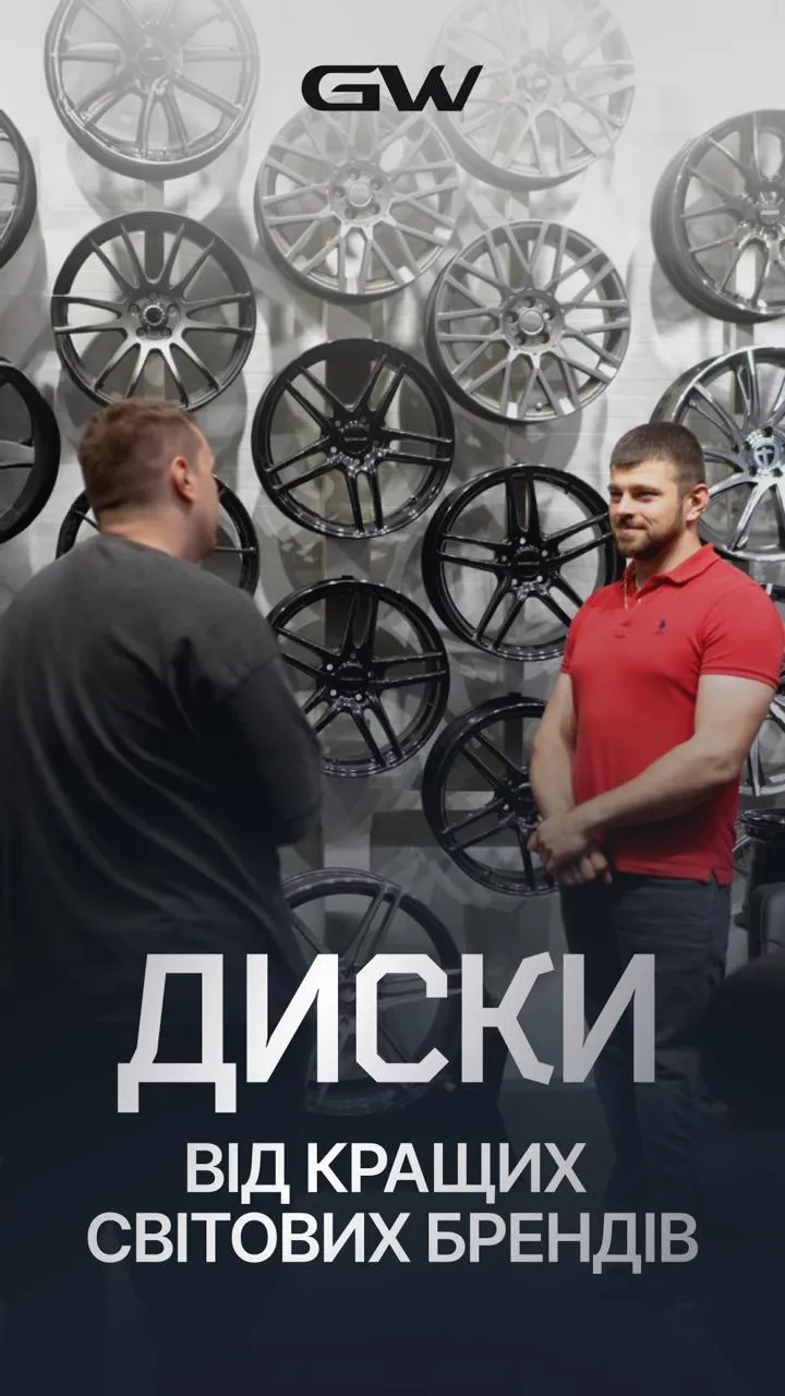 Рекламний банер German Wheels — преміум шини у Google Ads